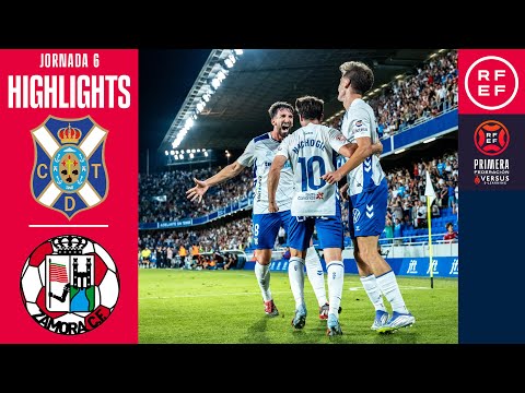 Resumen #PrimeraFederación | CD Tenerife 3-1 Zamora CF | Jornada 6 | Temporada 2025/26