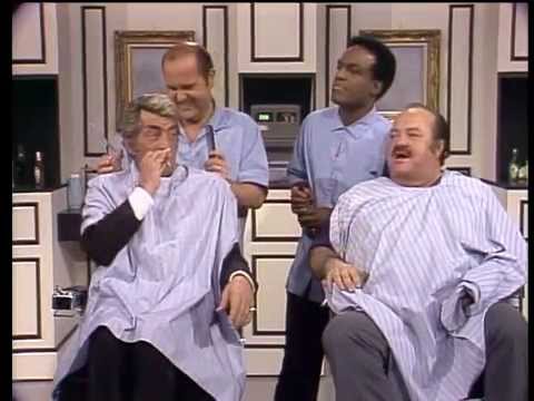 Dean Martin, William Conrad, Dom DeLuise & Nipsey Russell - Barbershop Sketch