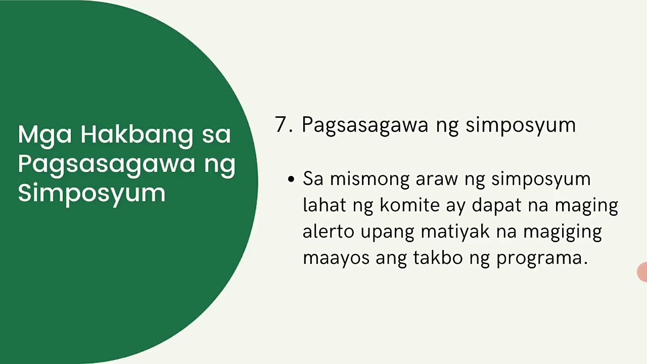 Pagbuo ng Critique at Simposyum
