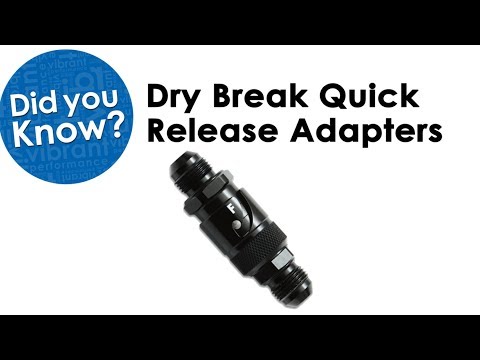 Did You Know? Dry Break Quick Release Fittings
