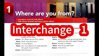 Where are you from? - Interchange 5th Edition Book 1 Unit 1