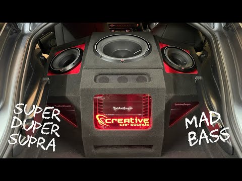 CCS Creative Car Sounds- Mk 5 Toyota Supra GR gets a Banging Rockford Fosgate Custom Audio Build