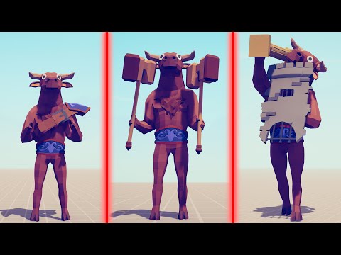 EVOLUTION OF MINOTAUR - Totally Accurate Battle Simulator TABS