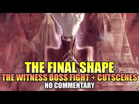 THE WITNESS LEGENDARY FINAL BOSS FIGHT + CUTSCENES! (No Commentary) - Destiny 2 The Final Shape