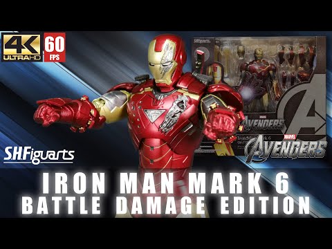 REVIEW : S.H.Figuarts Iron Man Mark 6 Battle Damage Edition SHF MK6 アイアンマン マーク６ | Marvel| Big 3