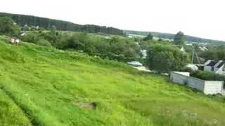 By train through Belarus (near Vitebsk)