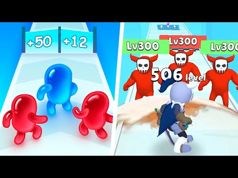 MAX LEVEL in Join Blob Clash 3D, Solo Leveling - Mobile Games Walkthrough (New Update Gameplay)