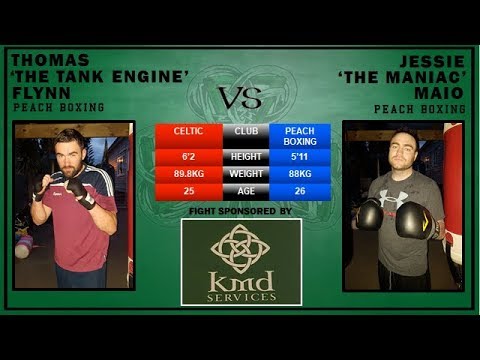 Fight 9: Thomas 'The Tank Engine' Flynn vs Jessie 'The Maniac' Maio @ ABA Stadium - Peach Boxing