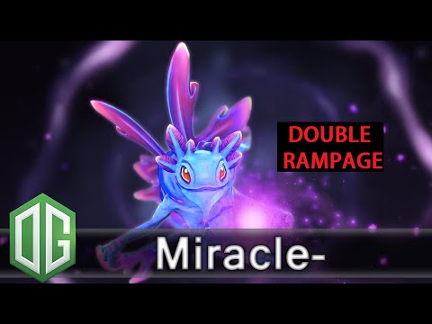 Dota 2 - Miracle- Puck Double Rampage Highlights : Patch 6.88b 9K MMR Ranked Match Gameplay