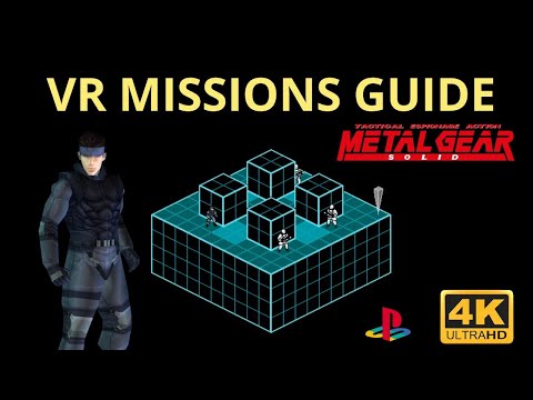 Metal Gear Solid VR Missions (PSX) Practice Makes Perfect Trophy Guide | No Commentary 【4K60ᶠᵖˢ UHD】