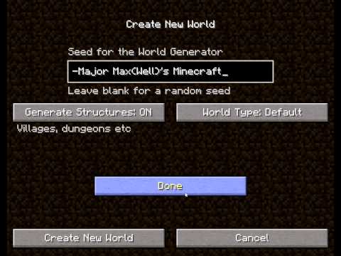 Minecraft Adventures with Major MaxWell-Episode 1-New LP