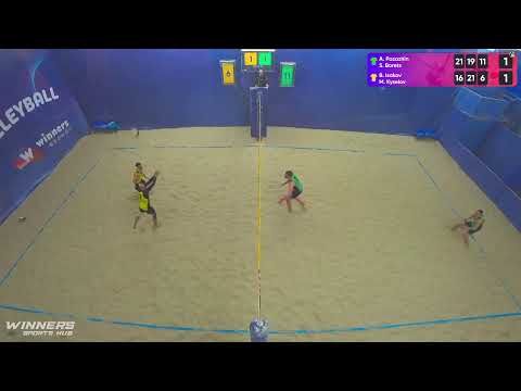 15:10 A. Pasazhin / S. Borets - B. Isakov / M. Kyselov 06.04.2023 | Winners Beach Volleyball