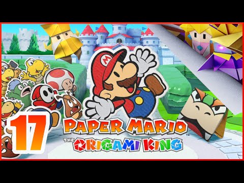 Water Vellumental Boss Fight 🌊🐲 - Paper Mario: The Origami King Walkthrough - Part 17