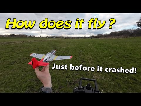Volantex RC Mustang P-51d War Bird Flugzeug - Erster Flugbericht