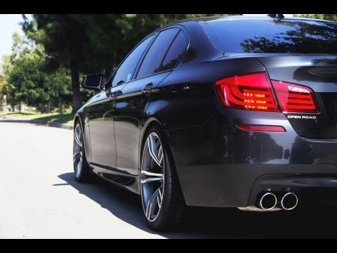 Dinan F10 BMW 550xi Gets Eisenmann Exhaust, H&R Springs, & Avant Garde Wheels @ ModAuto
