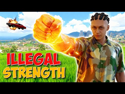 Trolling SALTY Roleplayers With ILLEGAL Super Strength... GTA RP