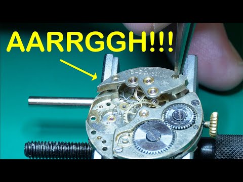 How to Install a Watch Train Wheel Bridge without Screaming!