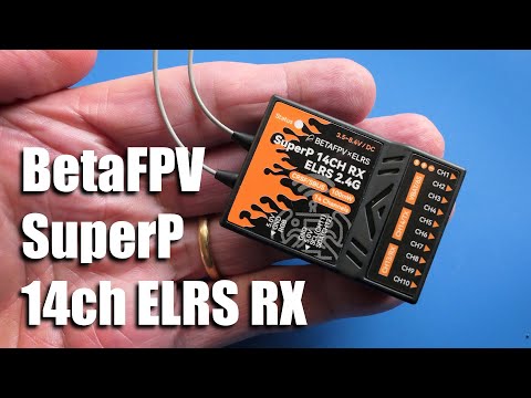 BetaFPV SuperP ELRS 14ch PWM Receiver with SBUS CRSF I2C