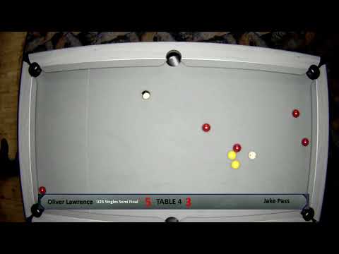 2022 National Under 23's Singles Semi Final - Oliver Lawrence v Jake Paas