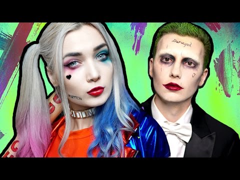 Harley Quinn SUICIDE SQUAD Makeup Tutorial ft. The Joker Video