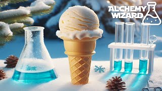 How an Alchemist Makes Ice Cream. Freezing Point Depression!