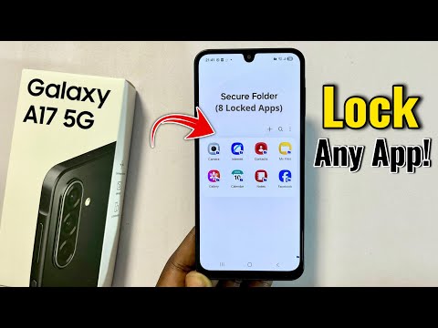 Samsung Galaxy A07: How to Lock Apps - Set Password for Apps