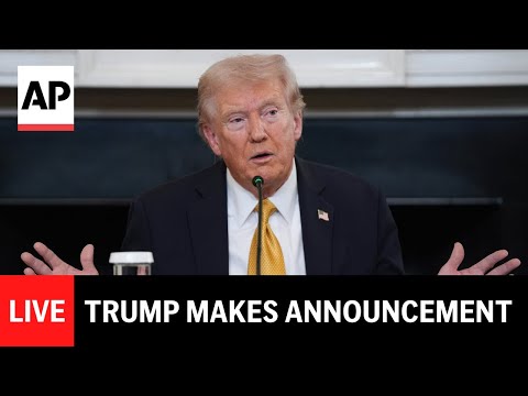 LIVE: Trump makes an announcement