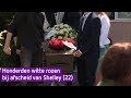 Familie en vrienden nemen massaal afscheid van Shelley