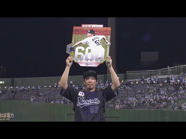 マリーンズ・益田直也投手ヒーローインタビュー 4月12日 福岡ソフトバンクホークス 対 千葉ロッテマリーンズ