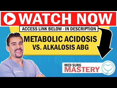 Metabolic Acidosis & Alkalosis I Acid Base Imbalances for Nursing NCLEX, RN & LPN
