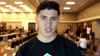 Daniel Garcia Iron Boy 19 Weigh-In's interview