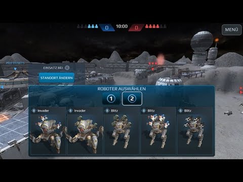 War Robots Testserver 4.3 testing the Best 2 Suppression-Robots  INVADER & BLITZ
