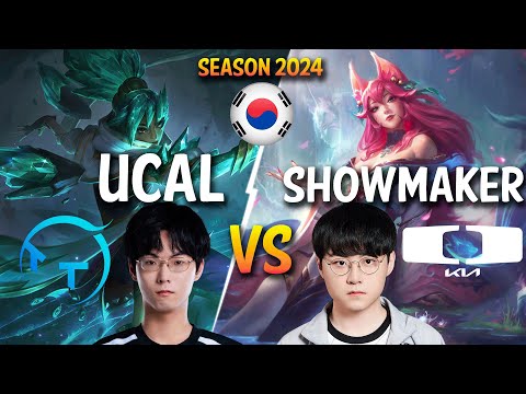 TT ucal vs DK Showmaker - ucal TALIYAH vs Showmaker AHRI Mid - Patch 14.5 KR Ranked CHALLENGER