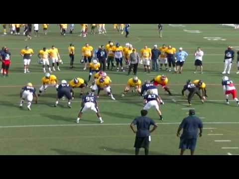 College Gridiron Showcase 2017: Select Practice Day Two Inside Run