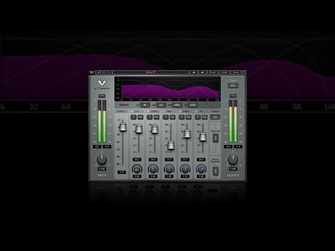 Drums, Bass & Guitars – Before and After the Waves Vitamin Plugin