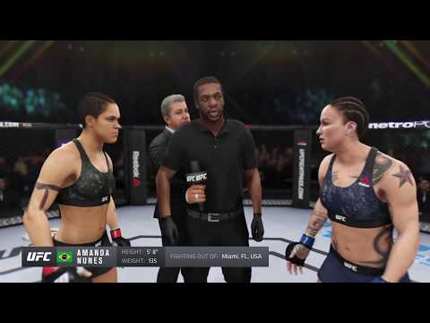 Nunes vs. Pennington (EA Sports UFC 3) - CPU vs. CPU - Crazy UFC 👊🤪