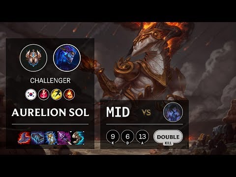 Aurelion Sol Mid vs Sylas - KR Challenger Patch 10.8