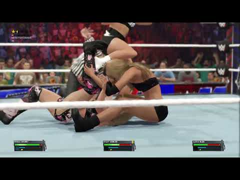 The Ultimate Clash: Ronda Rousey vs Stacy Keibler vs Alexa Bliss in WWE 2K23!