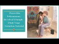 Chair Yoga Parsvritta Trikonasana Revolved Triangle Pose Mods And Tutorial