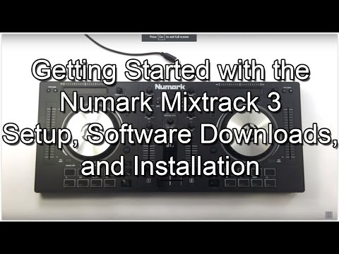 Getting Started with the Numark Mixtrack 3 - Setup, Software Downloads, Installation