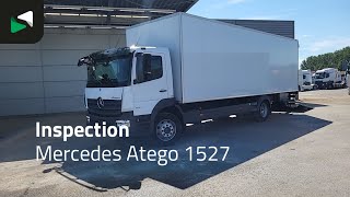 شاحنة مقفلة Mercedes-Benz Atego 1527 4X2 15 tonner Automatic 2000kg Ladebordwand Automatic | صورة 4 - Autoline