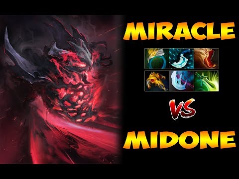 Miracle [Shadow Fiend] vs Midone [Luna] Epic 18k MMR Battle