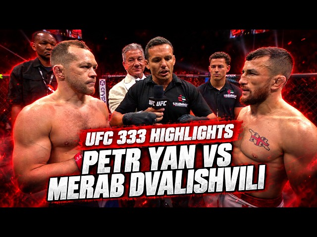 UFC 333: Petr Yan vs. Merab Dvalishvili 3 Highlights – Yan Wins Trilogy