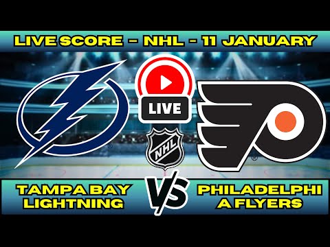 🔴 Tampa Bay Lightning vs Philadelphia Flyers | NHL PLAY BY PLAY | Live Score Update January 12