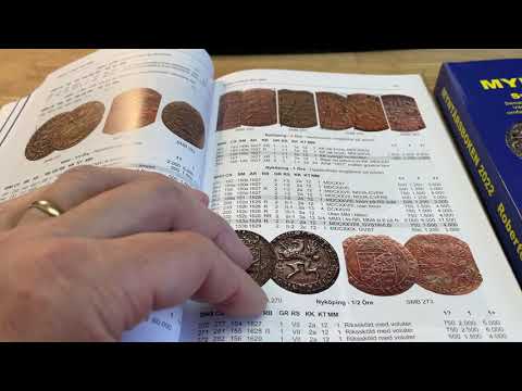 MYNTÅRSBOKEN 2022 - MYNT - SEDLAR - MEDALJER - 995-2021 - FÄRG - NOMINERAD TILL BÄSTA BOK