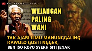 Download lagu 🔴 DETIK-DETIK MBAH SAENO NEKAD WEDAR ILMU SYEKH SITI JENAR || Ngaji Kejawen mp3