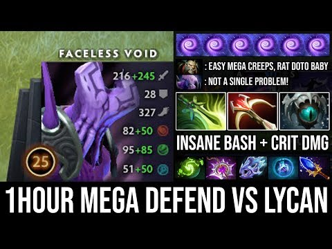 Unreal 1.1kGPM + 1Hour Mega Defend Against Lycan with Crit & Bash Daedalus 10Slotted Carry DotA 2