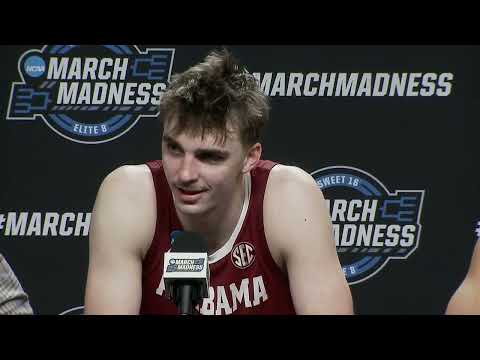 Alabama Sweet 16 Postgame Press Conference - 2024 NCAA Tournament