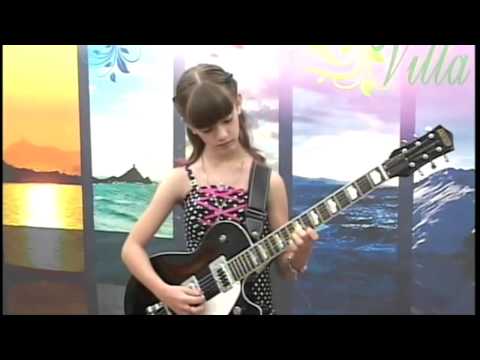 Lorena Braco (9 years old) Dumb Ways to Die - Guitar Cover