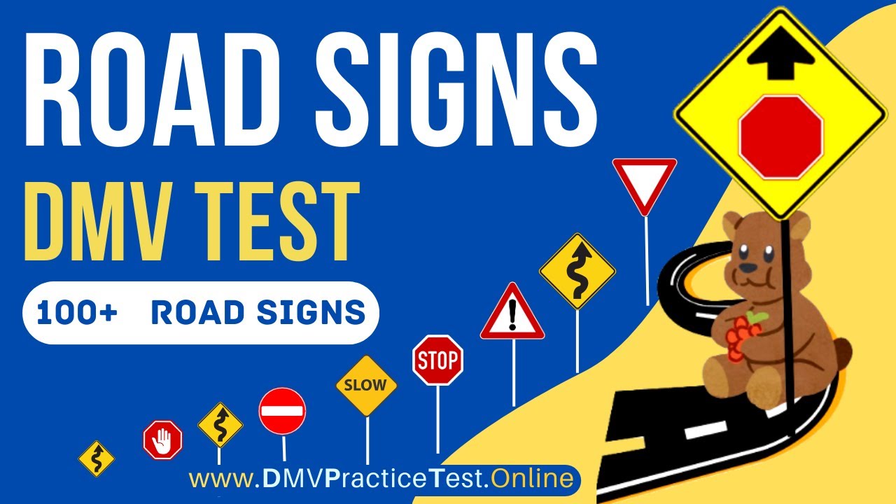 DMV Road Signs Test - Road Signs Permit Test 2025